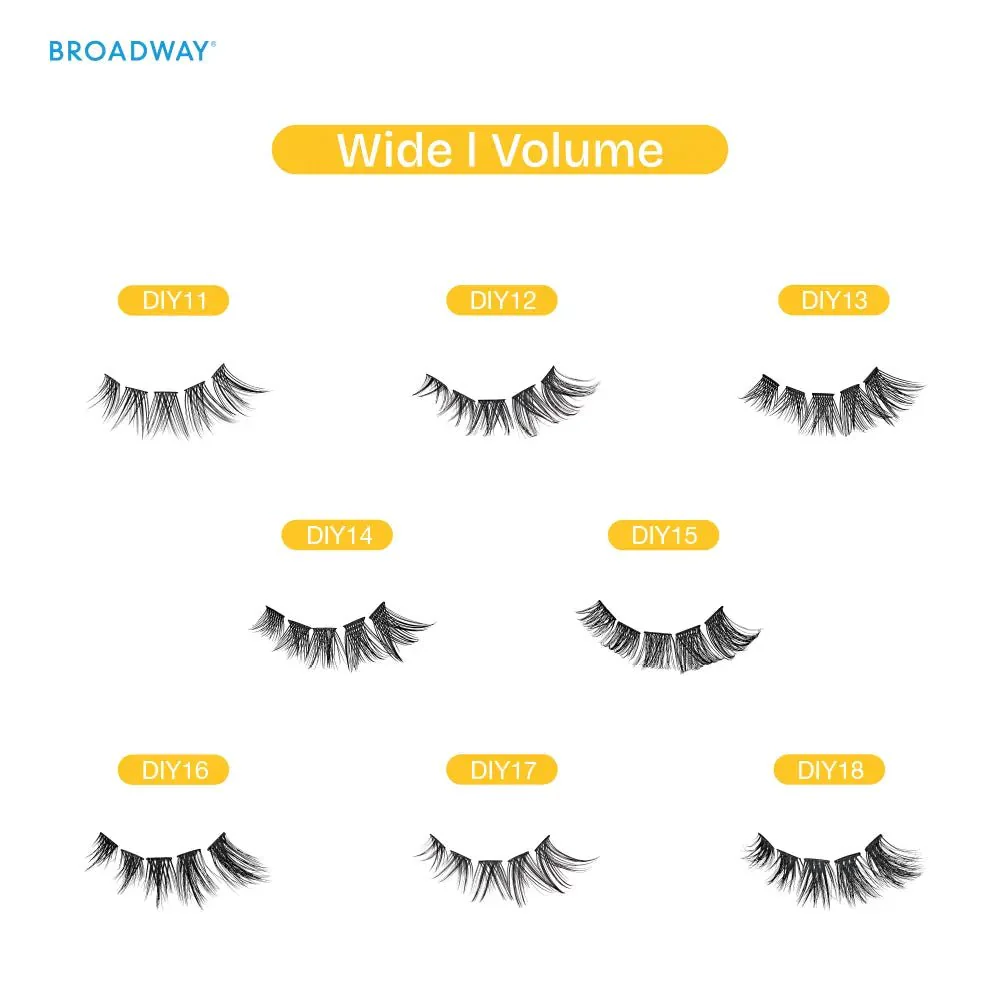 Broadway Volume DIY Cluster Lashes – Bold (56–84pcs) - Image 3