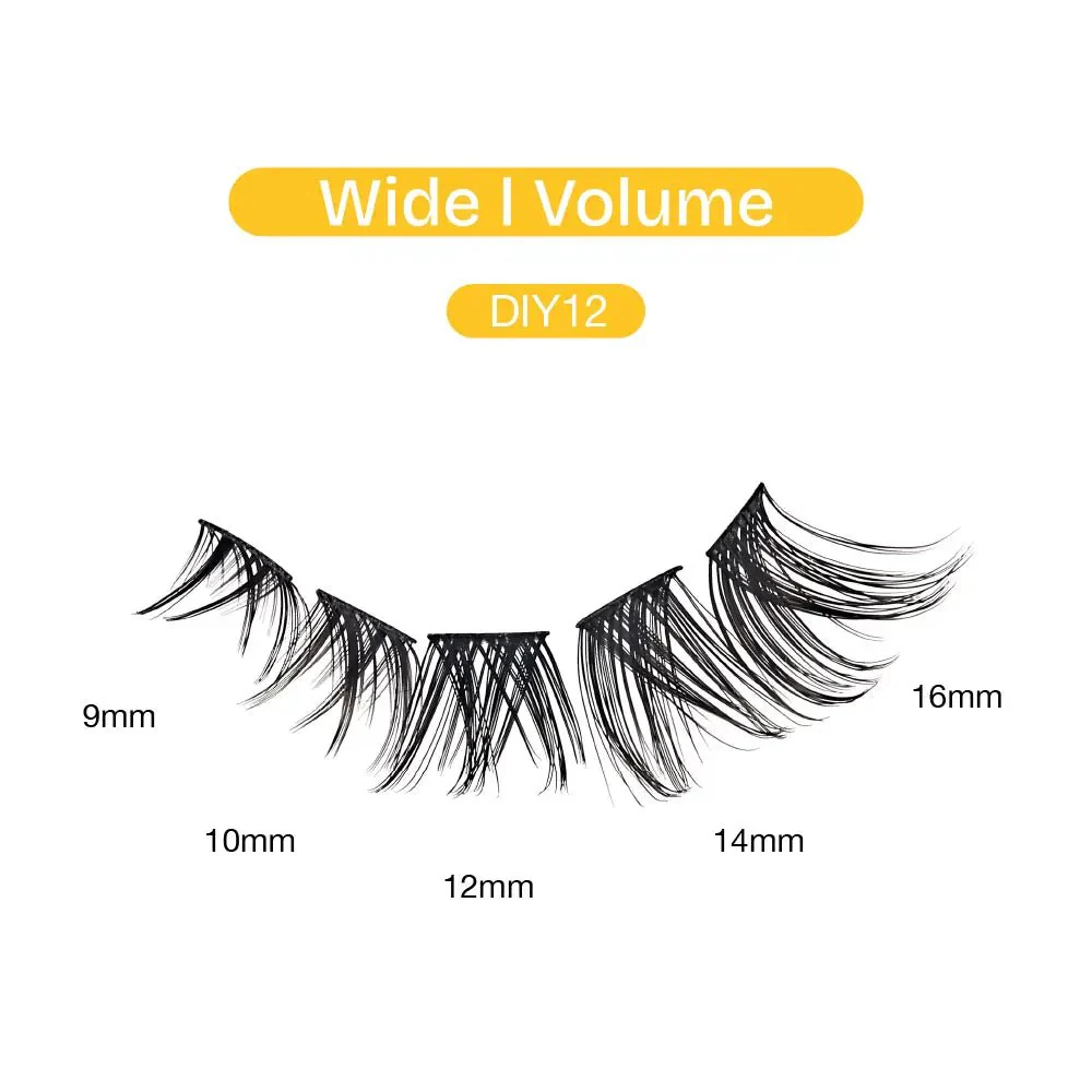 Broadway Volume DIY Cluster Lashes – Bold (56–84pcs) - Image 7