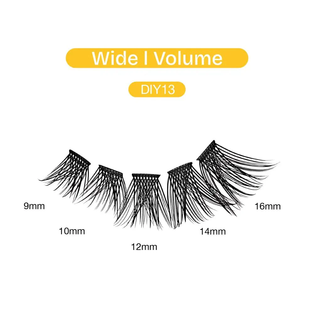 Broadway Volume DIY Cluster Lashes – Bold (56–84pcs) - Image 9