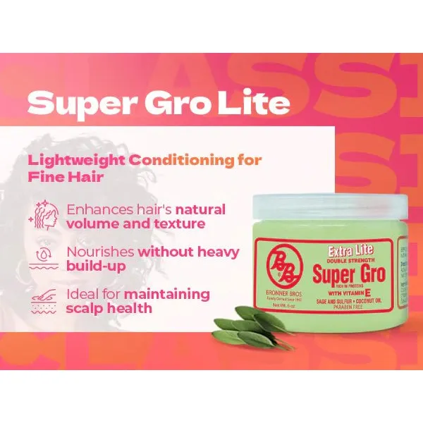 Bronner Bros Super Gro Hair & Scalp Conditioner β 6 Variants - Image 6