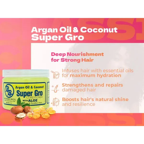 Bronner Bros Super Gro Hair & Scalp Conditioner β 6 Variants - Image 8