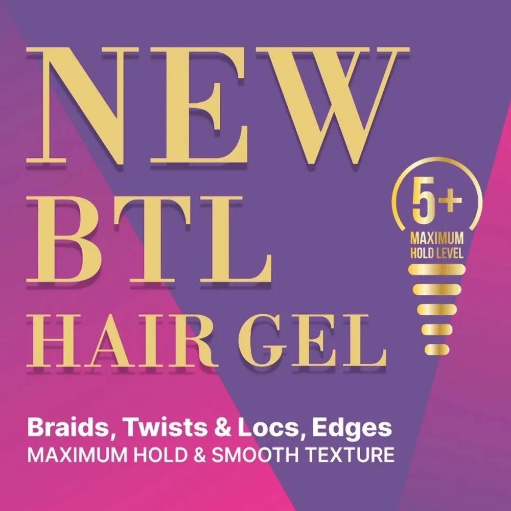 BTL LOC IT! Multi-Use Styling Gel - Strong Hold Shine Enhancing All-Day Control - Image 6