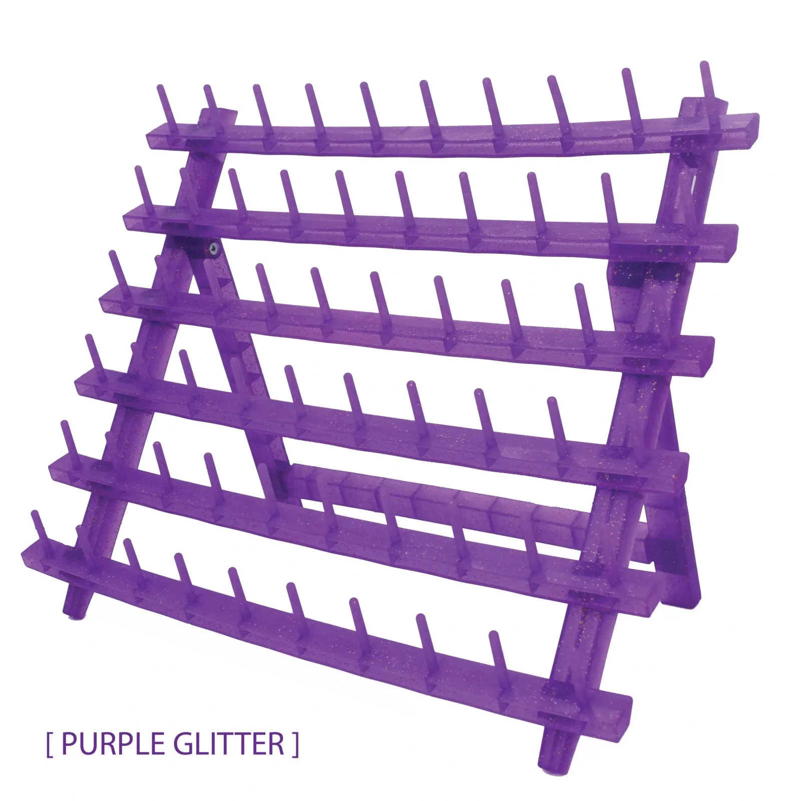BTL Premium 60 Spool Glitter Braiding Hair Rack - Image 2