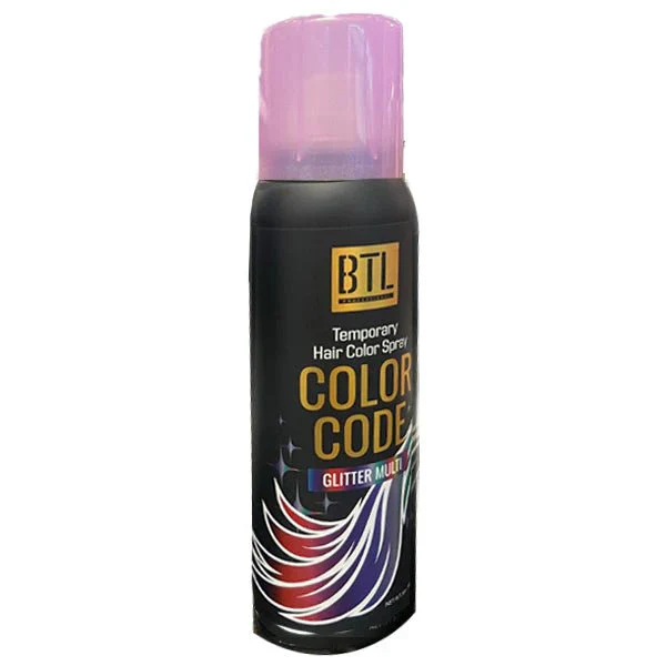 BTL Temporary Hair Color Glitter Spray – 3oz - Image 3