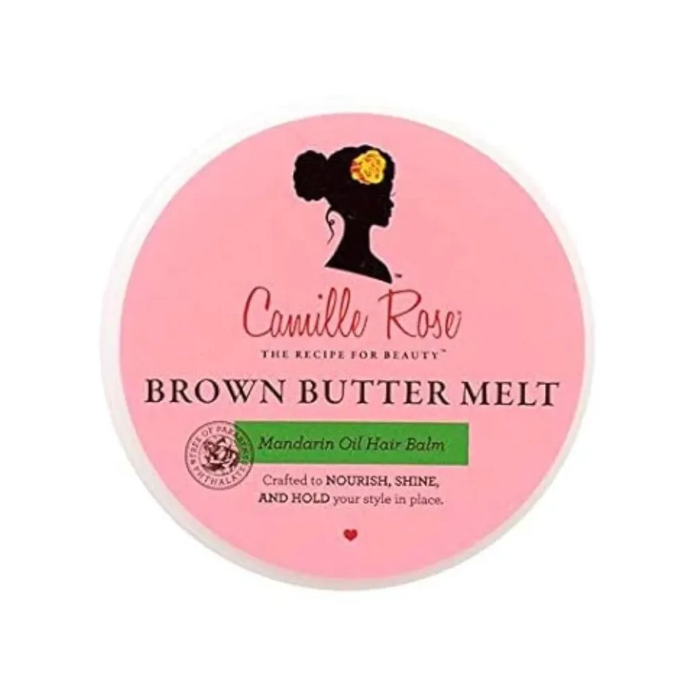 Camille Rose Brown Butter Melt Hair Balm 4oz - Image 2