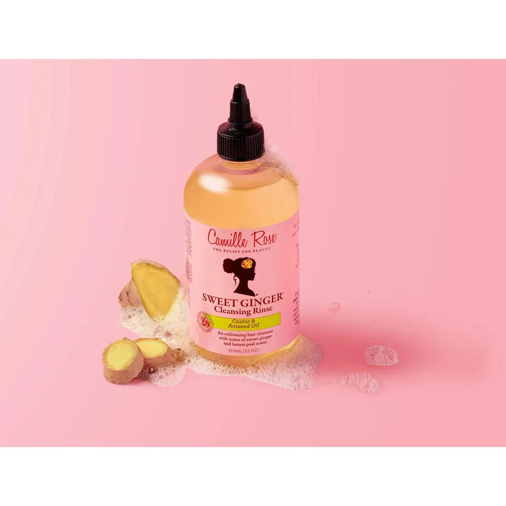 Camille Rose Cleanse Collection – Sweet Ginger, Chebe + Castor, Scalp Treatment – 12 oz - Image 2
