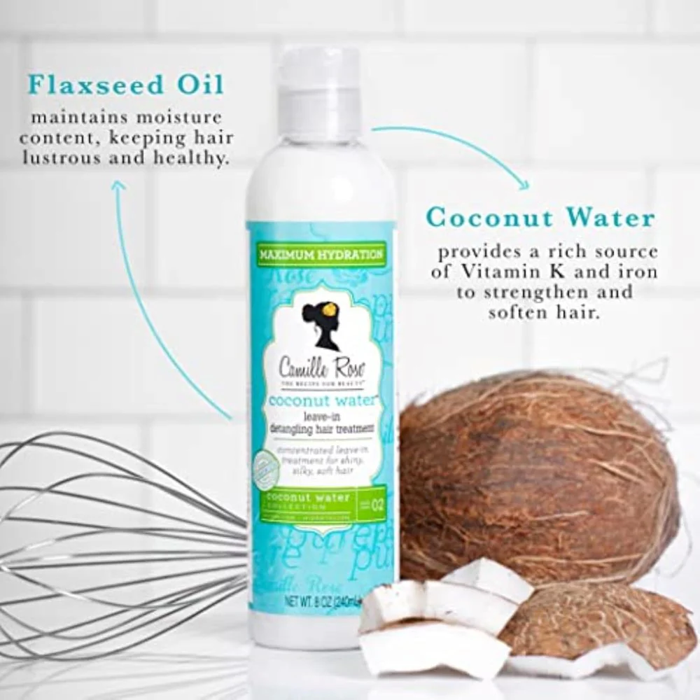 Camille Rose Coconut Water Leave-In Conditioner - 8 oz - Image 2
