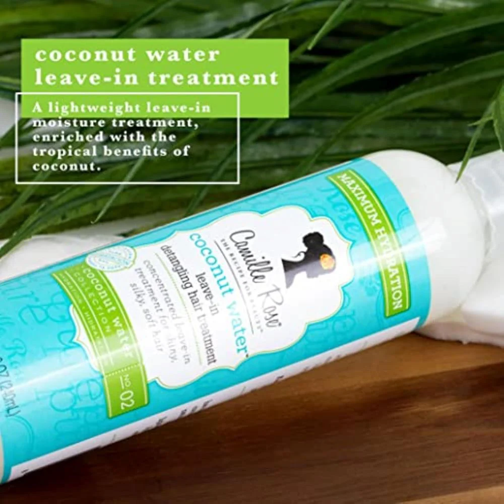 Camille Rose Coconut Water Leave-In Conditioner - 8 oz - Image 3