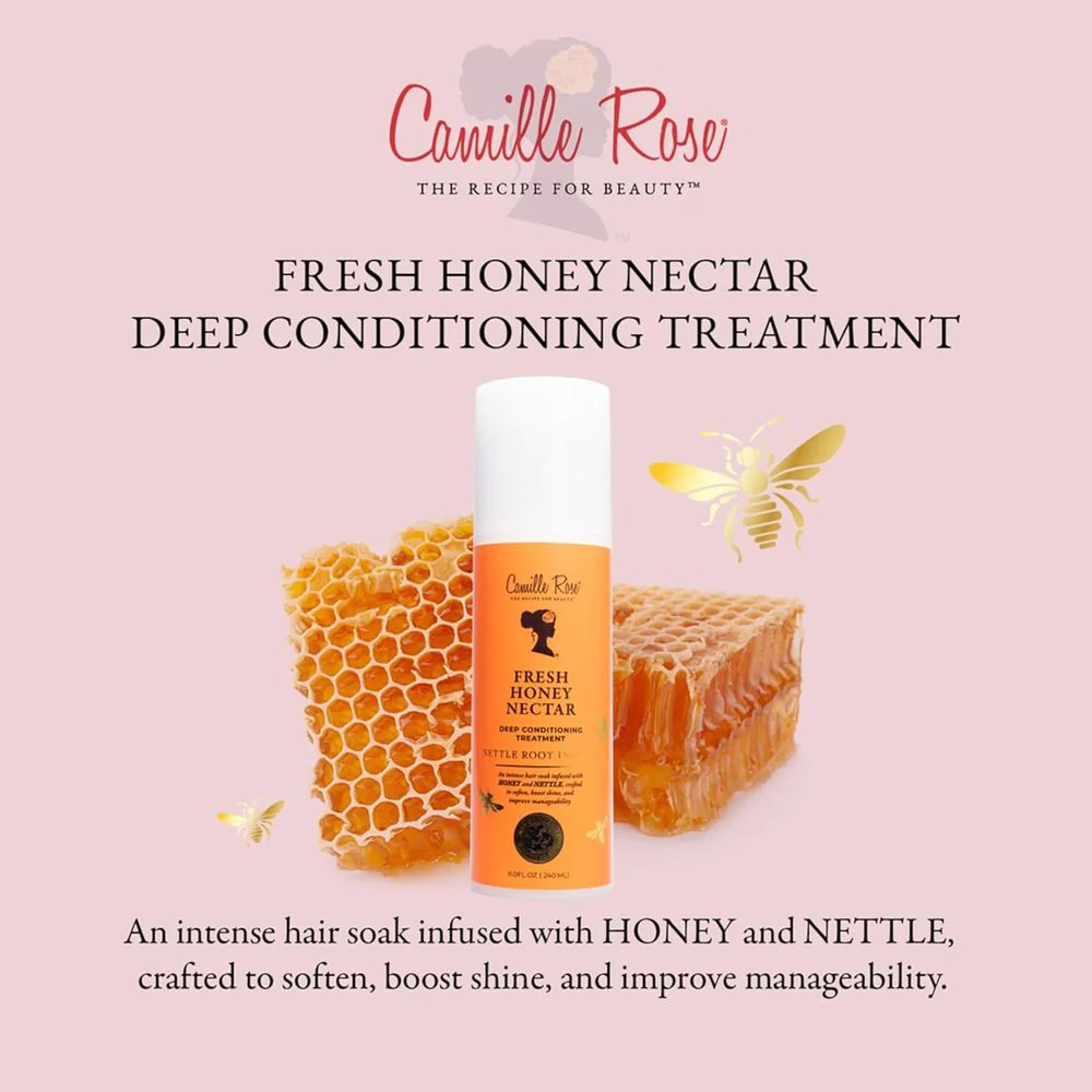 Camille Rose Fresh Honey Nectar Deep Conditioning Treatment - 12 oz - Image 2