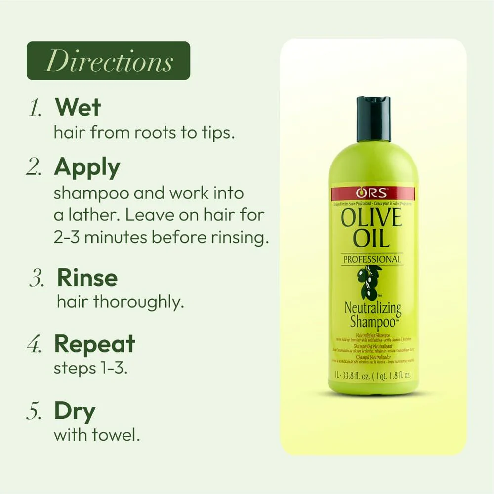 ORS Olive Oil Professional Neutralizing Shampoo - 33.8 oz - Image 4