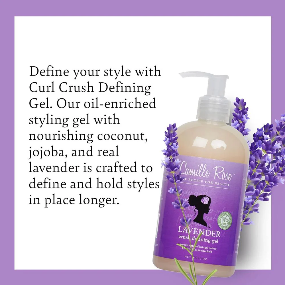 Camille Rose Lavender Crush Curl Defining Gel - 12 oz - Image 2