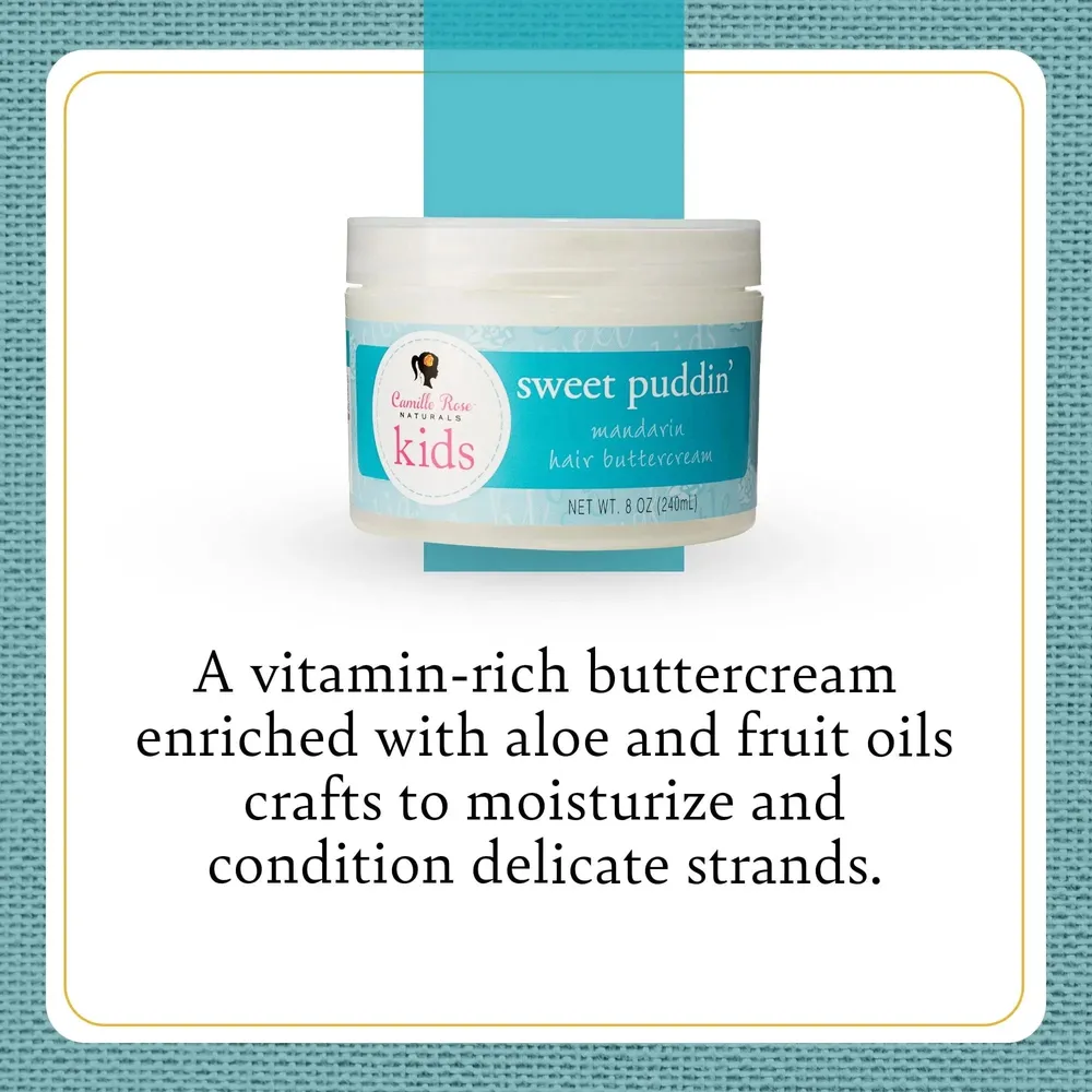 Camille Rose Naturals for Kids Sweet Puddin' Hair Buttercream – 8 oz - Image 2