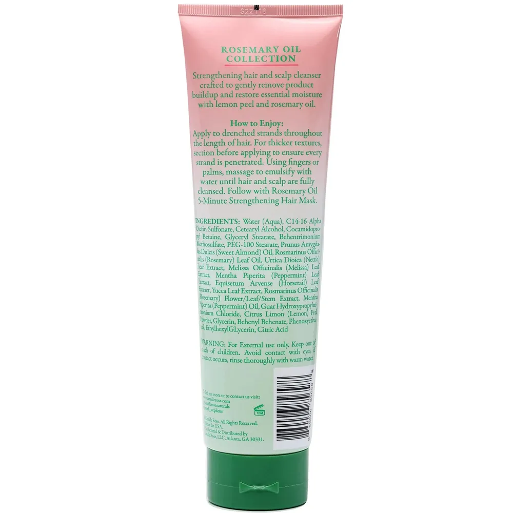 Camille Rose Rosemary Oil Hair + Scalp Cleanser – 8.5 oz - Image 3