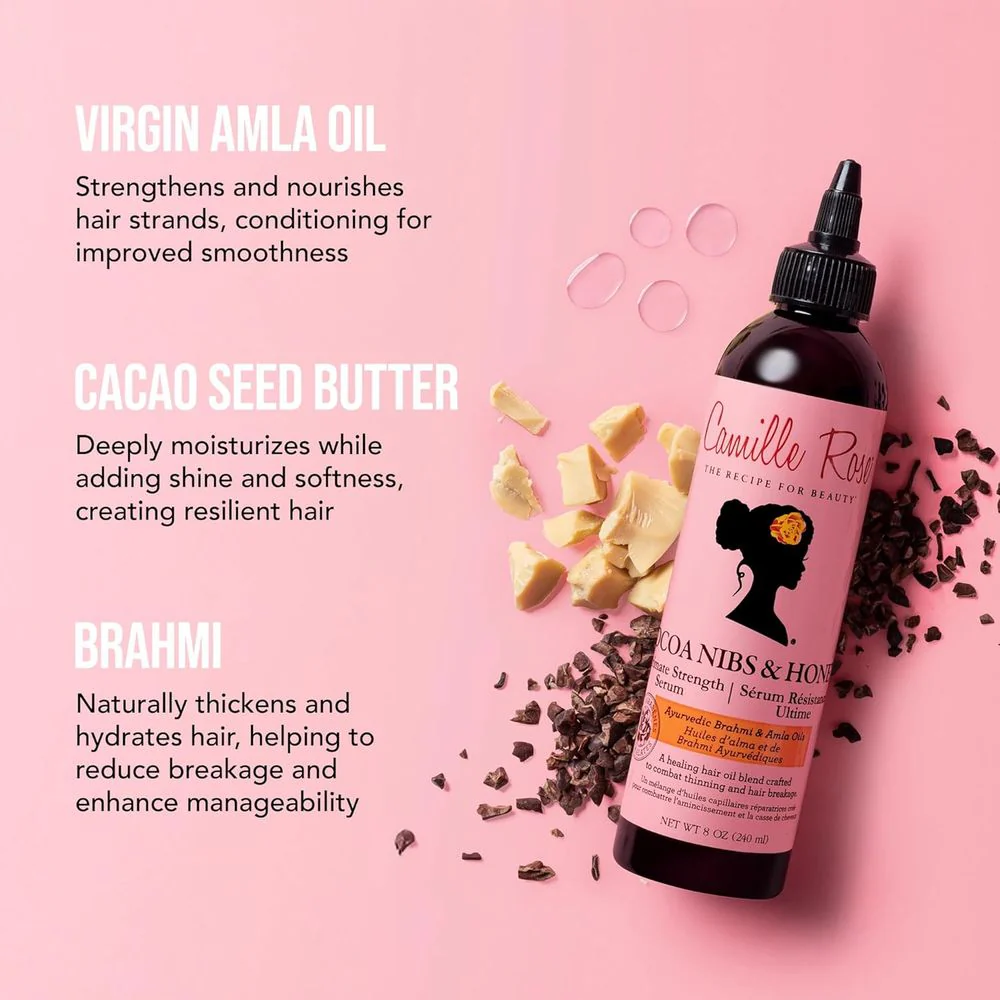 Camille Rose Cocoa Nibs & Honey Hair Growth Serum - 8 oz - Image 2