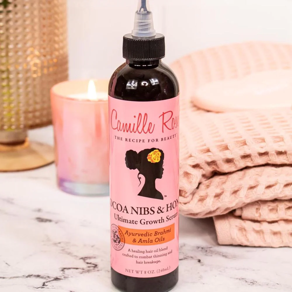 Camille Rose Cocoa Nibs & Honey Hair Growth Serum - 8 oz - Image 3