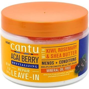 Cantu Acai Berry Revitalizing Repair Leave-In Conditioner 12oz