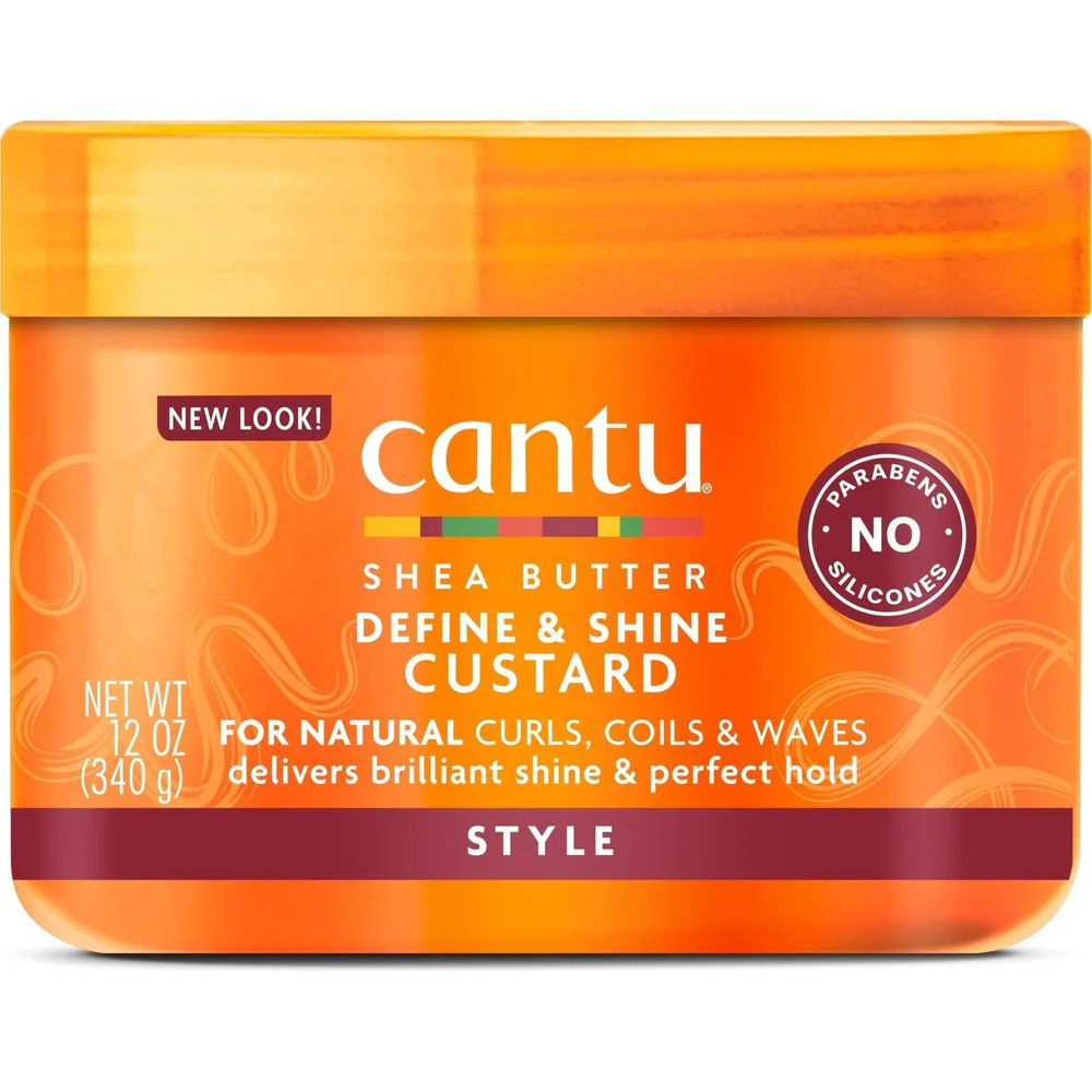 Cantu Shea Butter for Natural Hair Define & Shine Custard 12oz