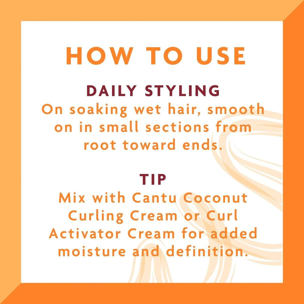 Cantu Shea Butter for Natural Hair Define & Shine Custard 12oz - Image 4