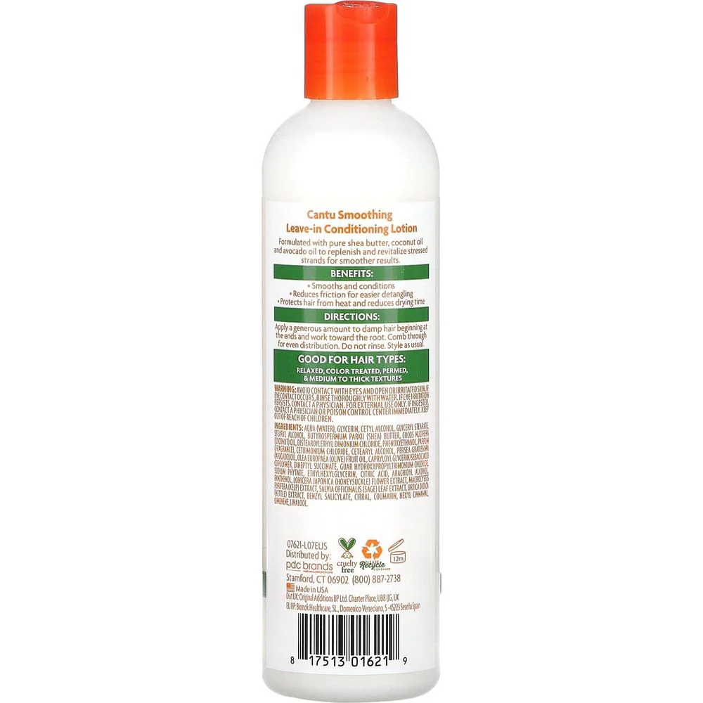 Cantu Shea Butter Smooth Leave-In Conditioning Lotion 10oz - Image 2