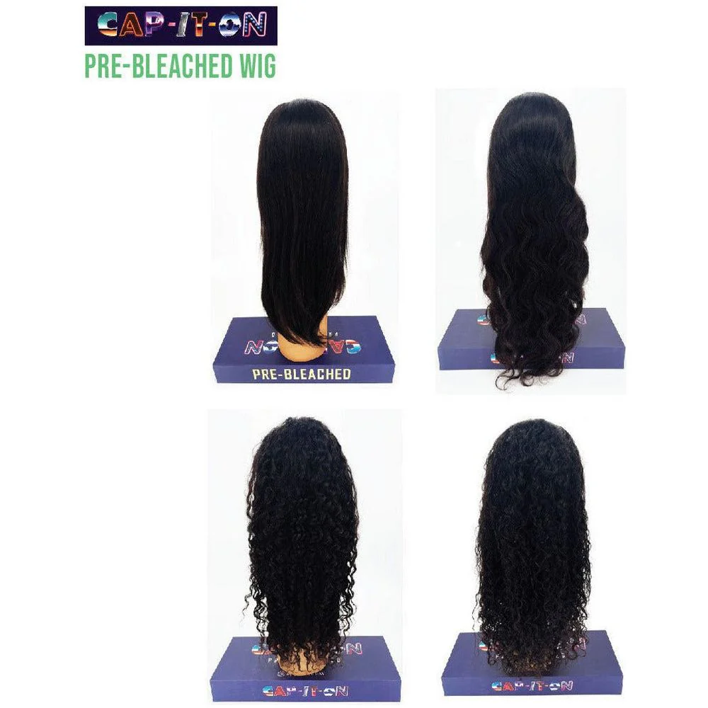 Cap-it-on Pre-Bleached 9x6 HD Melting Full Lace Wig โ Natural - Image 4