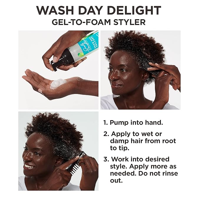 Carol’s Daughter Wash Day Delight Hair Gel-to-Foam Mousse - Image 7