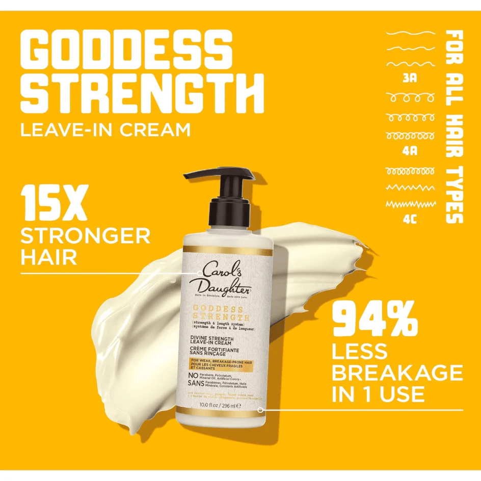 Carol’s Daughter Goddess Strength Leave-In Conditioner Cream – 10oz - Image 6