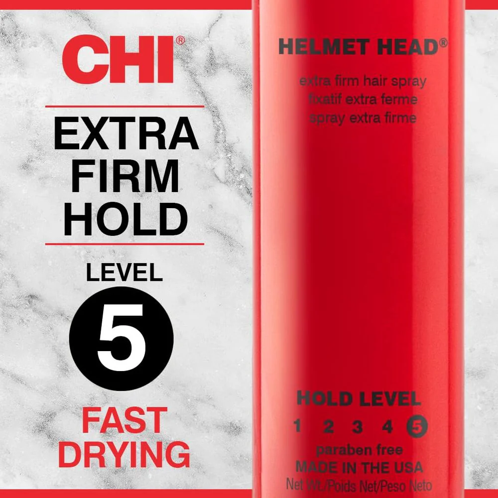 CHI Helmet Head Extra Firm Hairspray - 2.6 oz - Image 2