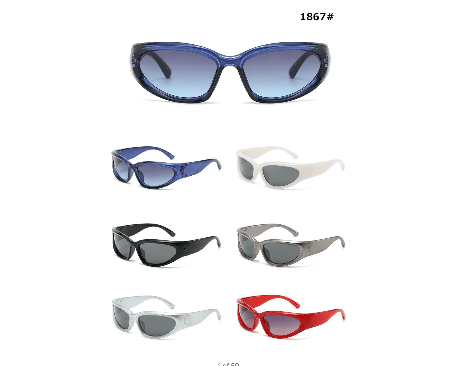 Chic Looks Sunglasses - 1867#
