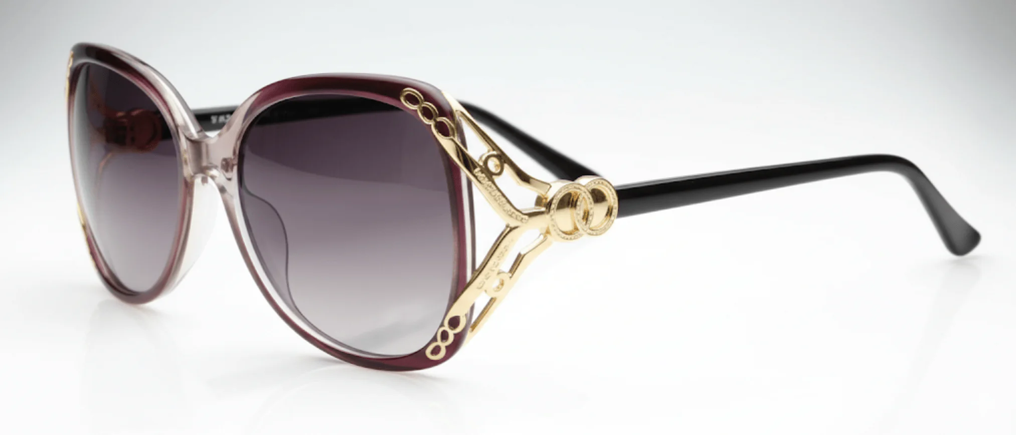Chic Looks Sunglasses - Golden Frame - Image 2