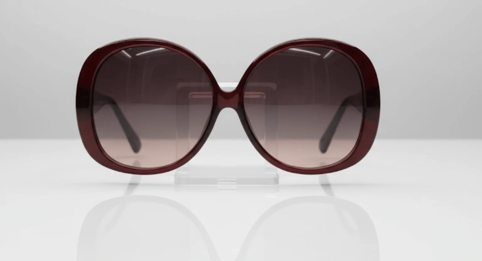 Chic Looks Sunglasses - Oversized Oval Frame - Image 3