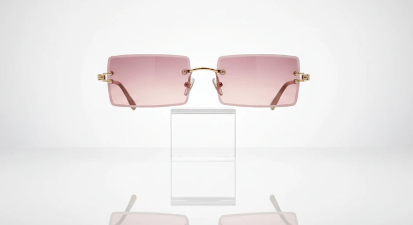 Chic Looks Sunglasses - Rectangle Frame - Image 3