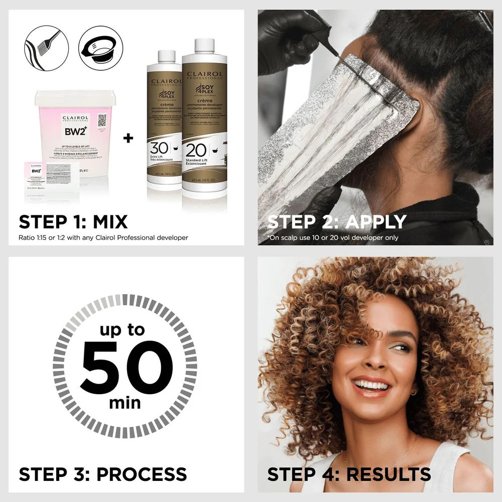Clairol Professional BW2+ Powder Lightener - Extra Strength - Image 13