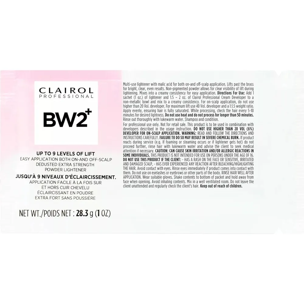 Clairol Professional BW2+ Powder Lightener - Extra Strength - Image 2