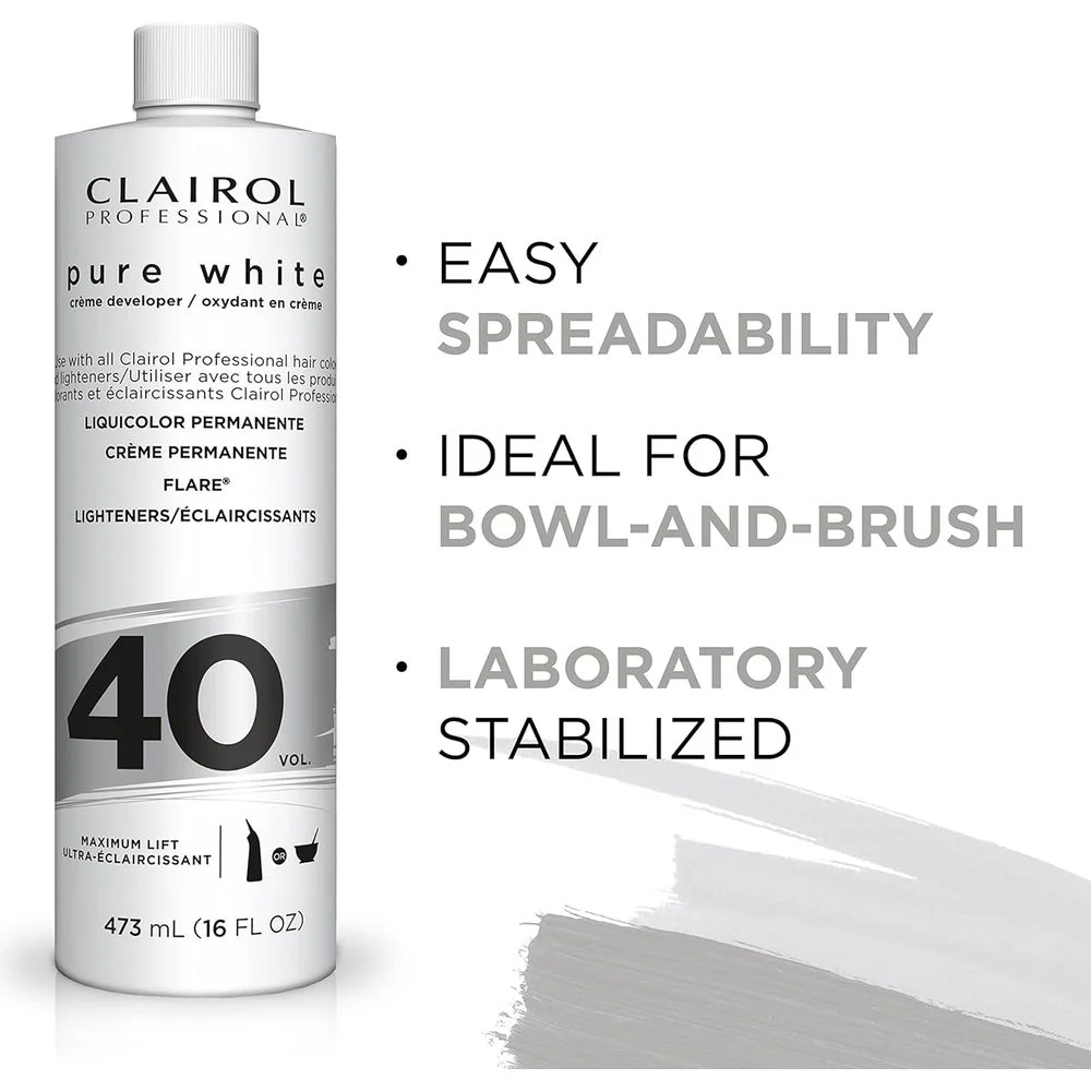 Clairol Professional Pure White Creme Developer - 16 Oz - Image 16