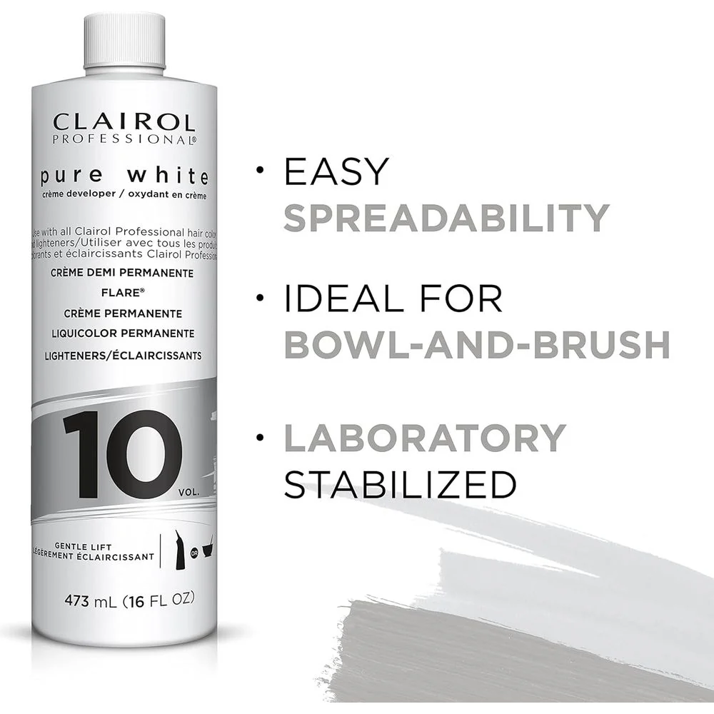 Clairol Professional Pure White Creme Developer - 16 Oz - Image 4