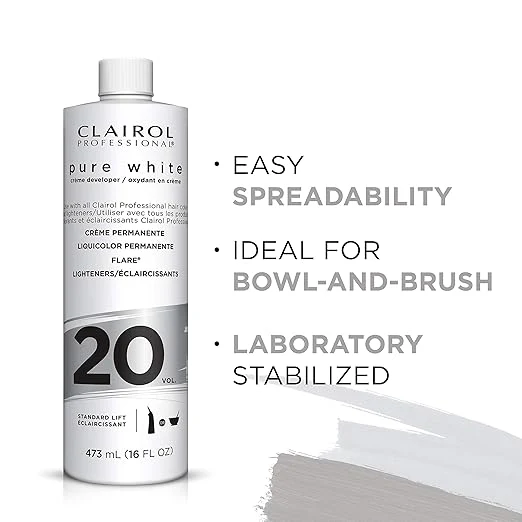 Clairol Professional Pure White Creme Developer - 16 Oz - Image 8