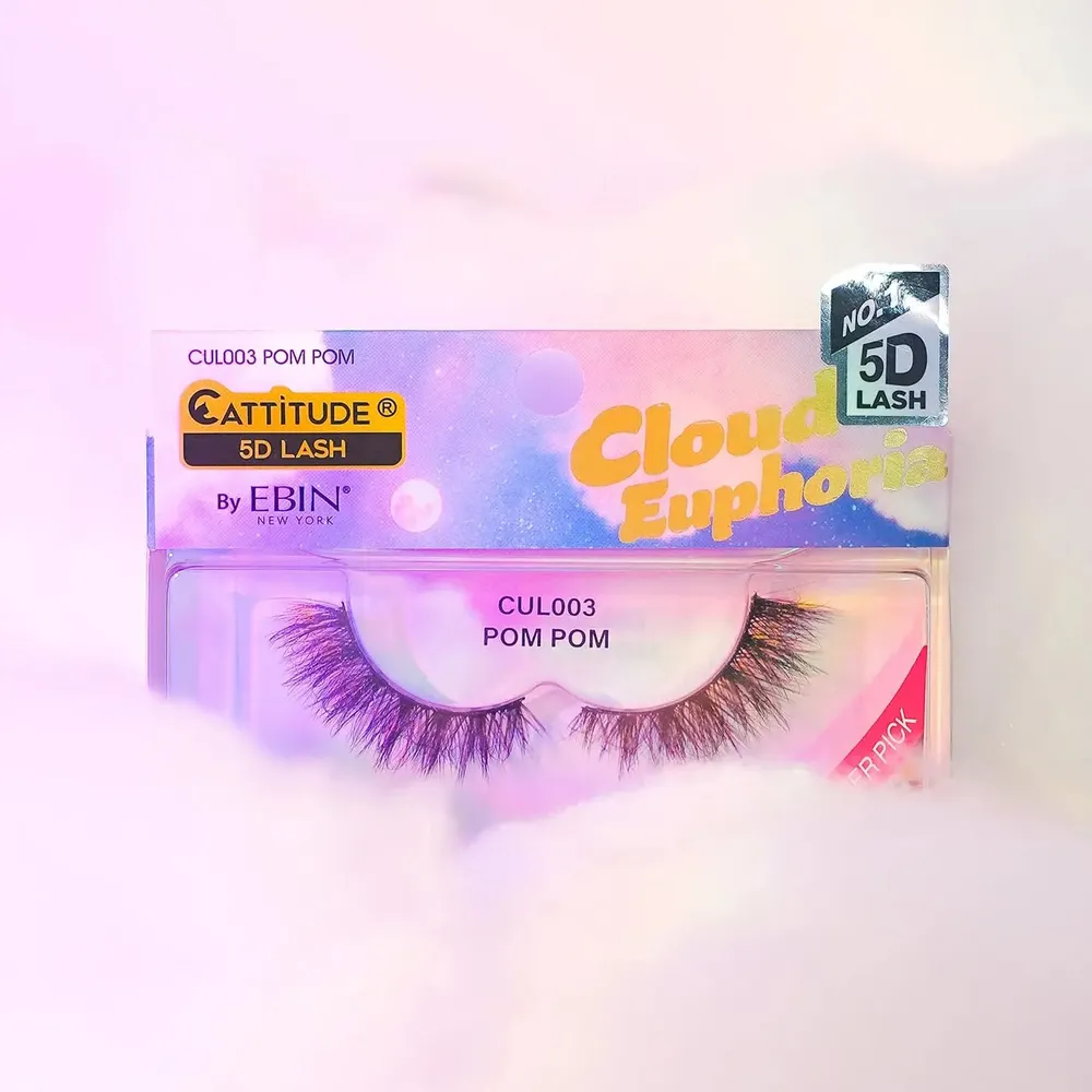 Ebin New York Cloud Euphoria Cattitude 5D Faux Mink Lashes - Image 2