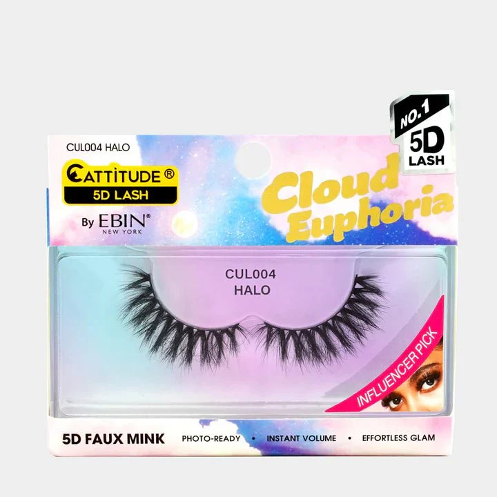 Ebin New York Cloud Euphoria Cattitude 5D Faux Mink Lashes - Image 6