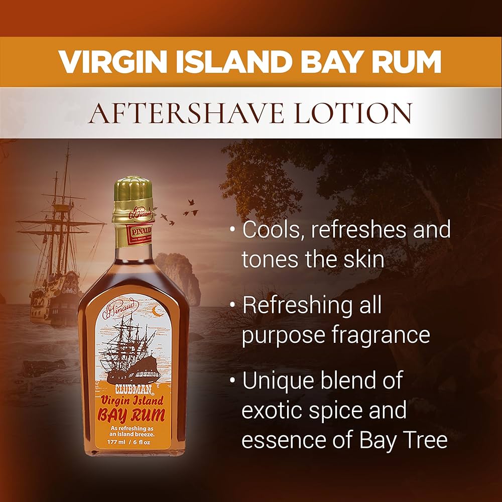 Clubman Virgin Island Bay Rum – 6 oz & 12 oz - Image 5