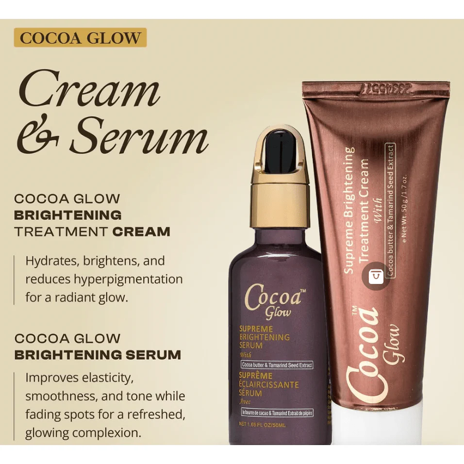 Cocoa Glow Exfoliating Purifying Cream Cocoa Butter - 1.7oz - Image 3