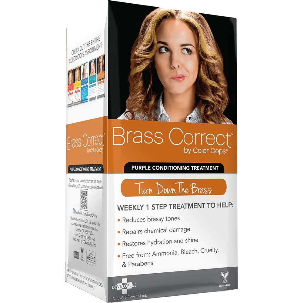 Color Oops BRASS CORRECT Purple Conditioning Treatment – 4 fl oz