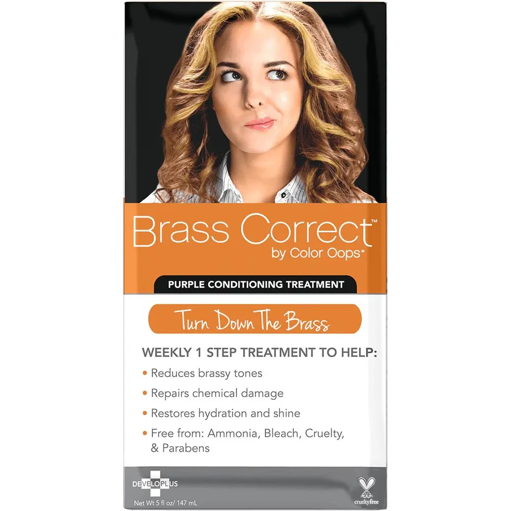 Color Oops BRASS CORRECT Purple Conditioning Treatment – 4 fl oz - Image 2