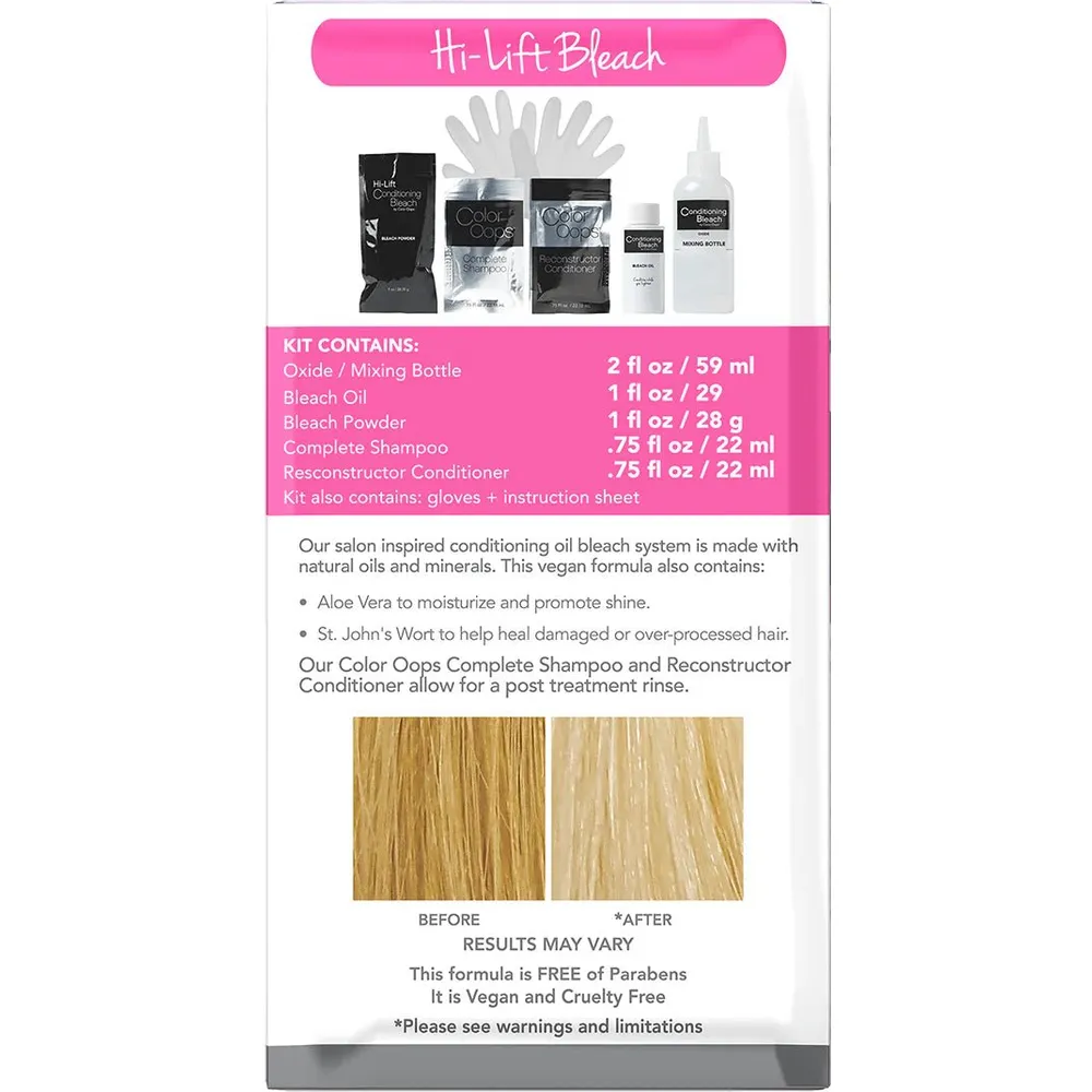 Color Oops Hi-Lift Conditioning Bleach β 1 Application - Image 2