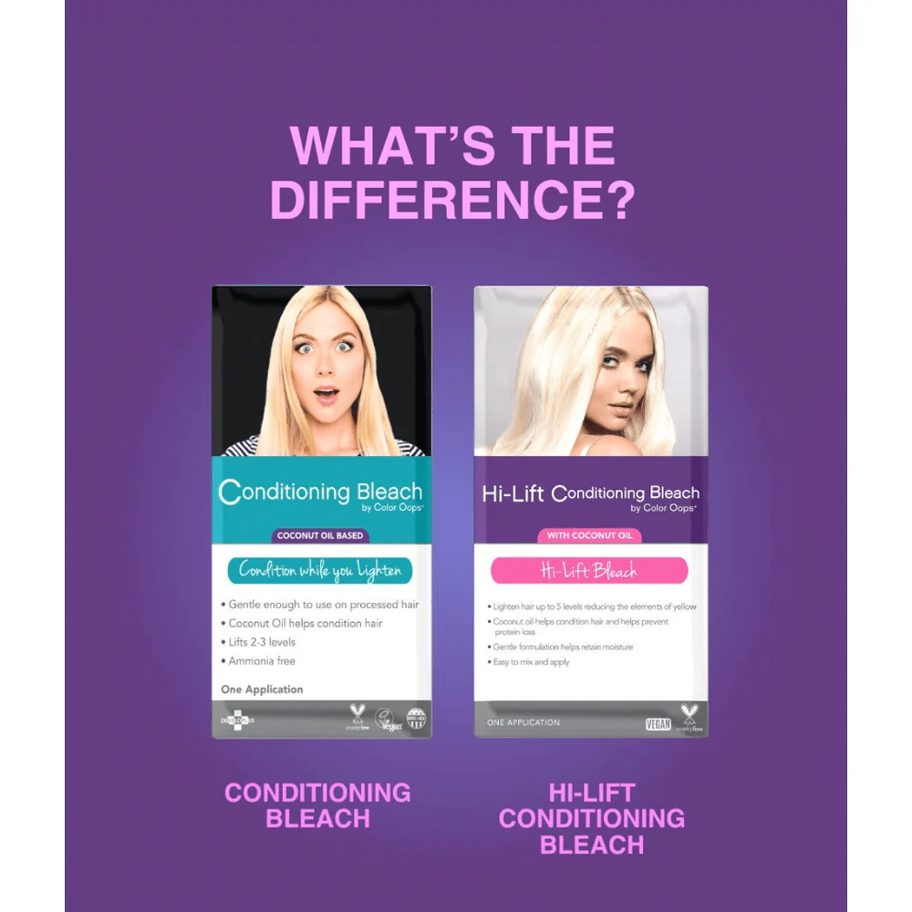 Color Oops Hi-Lift Conditioning Bleach β 1 Application - Image 5