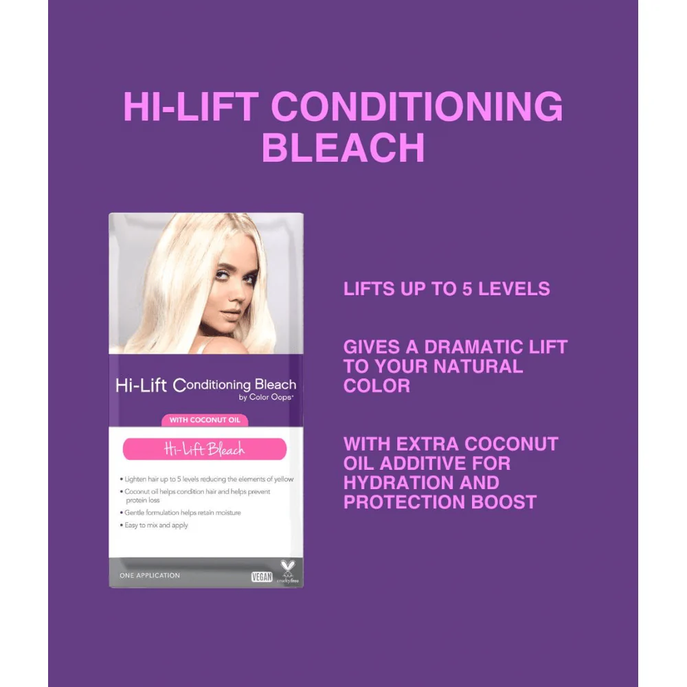 Color Oops Hi-Lift Conditioning Bleach β 1 Application - Image 7