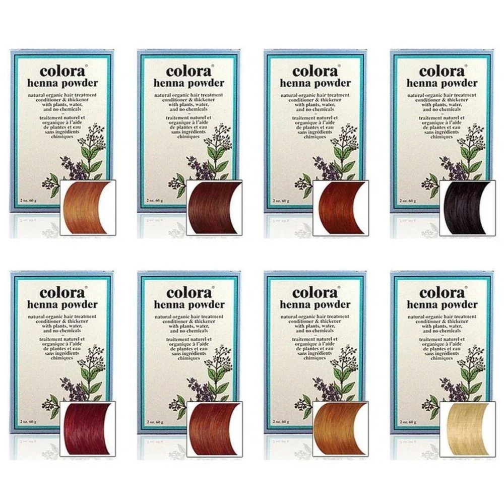 Colora Henna Powder Hair Color – 2 oz (w/ Brush)