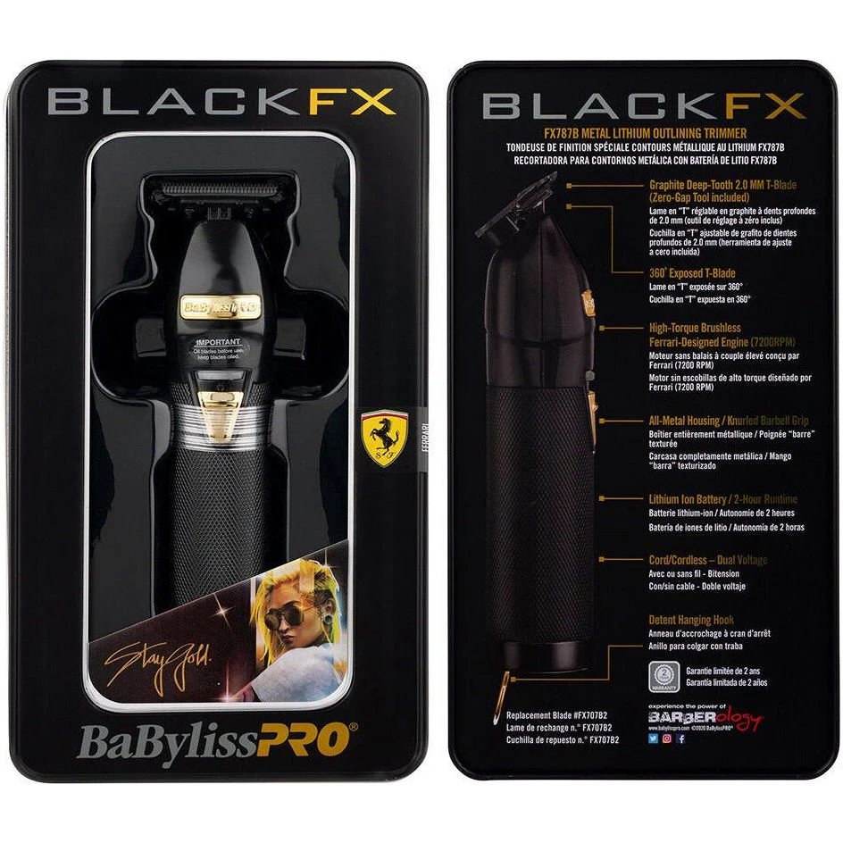 BaByliss PRO BlackFX Skeleton Cordless Trimmer - Image 4