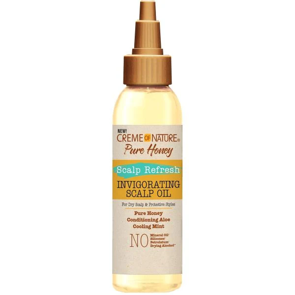 Creme of Nature Pure Honey Scalp Refresh Invigorating Scalp Oil - 4 oz