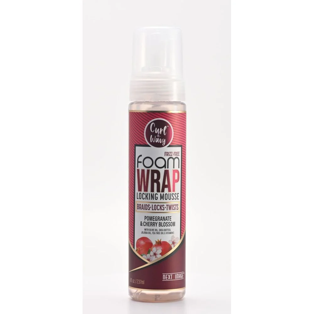 Curl & Wavy Foam Wrap Locking Mousse – 3 Variants – 8oz - Image 3