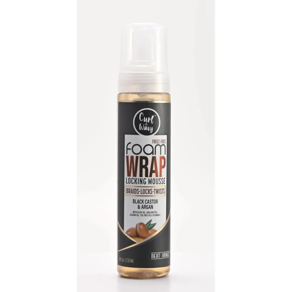 Curl & Wavy Foam Wrap Locking Mousse – 3 Variants – 8oz - Image 4